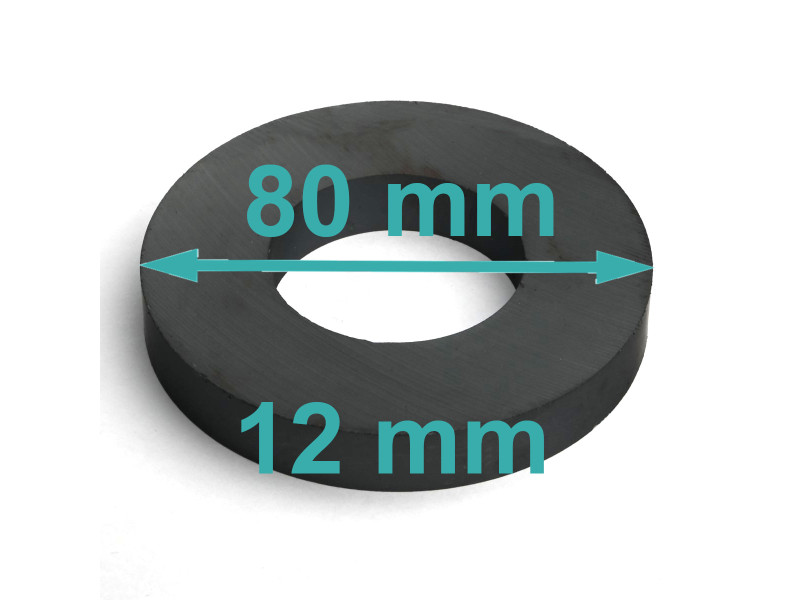 D80 x d40 x 12 / F30 - feritni magnet