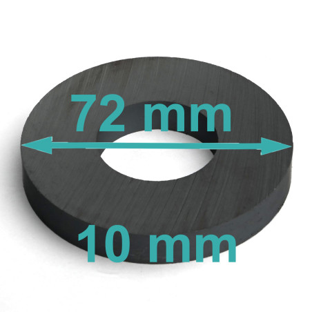 D72 x d32 x 10 / F30 - ferriittimagneetti