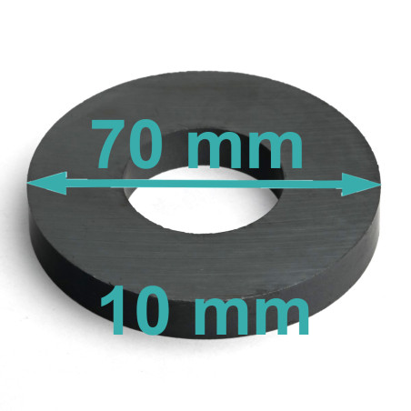 D70 x d32 x 10 / F30 - ferritmagnet
