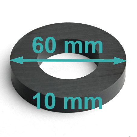60 X 32 X 10 / F30 - ferrietmagneet