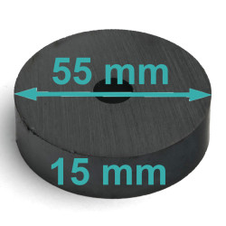 D55 x d11 x 15 / F30 - imán...