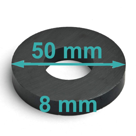D50 x d22 x 8 / F30 - ferrietmagneet