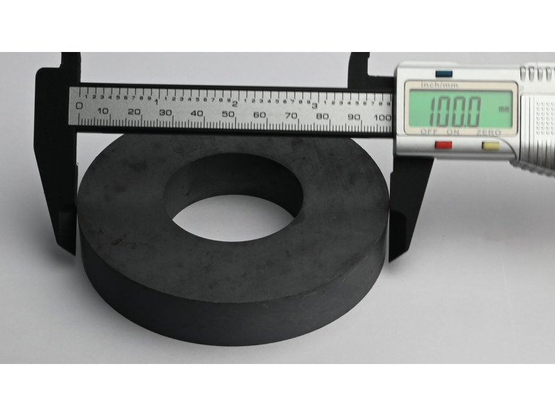 D100 x d45 x 18 / F30 - ferrittmagnet