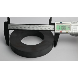 D110 x d60 x 18 / F30 - ferrit mágnes