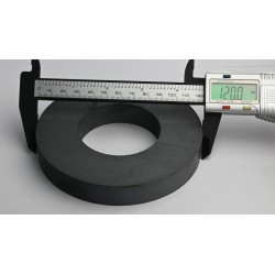 D120 x d60 x 18 / F30 - ferrittmagnet