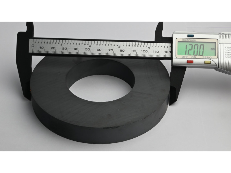 D120 x d60 x 18 / F30 - feritni magnet