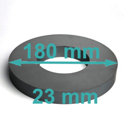 D180 x d87 x 23 / F30 - ferrittmagnet