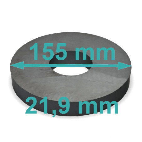 D155 x d56 x 21,9 / F30 - íman de ferrite