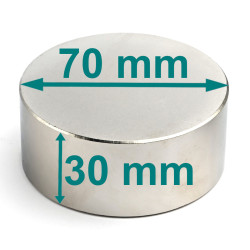 D70x30 neodymium disc magnet