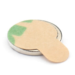 D6 x 0,75 / N38 - selvklebende magneter