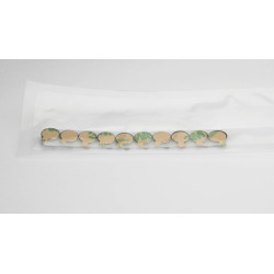 D10 x 0,6 / N38 - Neodymmagnet (NdFeB) / selvklebende, med tape 3M 467MP