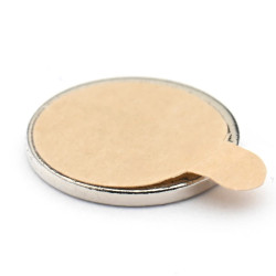 D10 x 1 / N38 - Neodimyum mıknatıs (NdFeB) / kendinden yapışkanlı, bantlı 3M 467MP