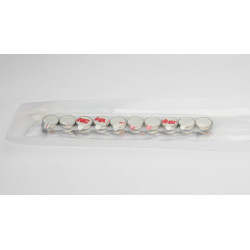 D10 x 2 / N38 - Neodymmagnet (NdFeB) / selvklebende, med skum 3M 4920