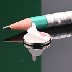 D15 x 2 / N38 - Neodimyum mıknatıs (NdFeB) / kendinden yapışkanlı, köpüklü 3M 4920