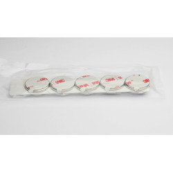 D20 x 2 / N38 - Neodímium mágnes (NdFeB) / öntapadós, habszivacsos 3M 4920