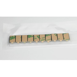 15 x 8 x 1 / N38 - Neodymmagnet (NdFeB) / selvklebende, med tape 3M 467MP