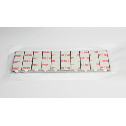 40 x 12 x 1 / N38 - Neodimov magnet (NdFeB) / samolepilni, s peno 3M 4920