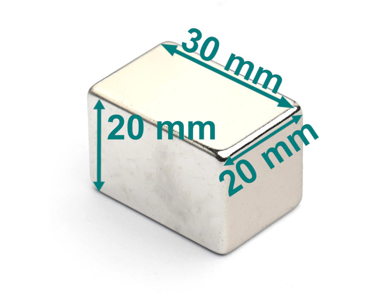 30x20x20 neodymium-blokkmagnet
