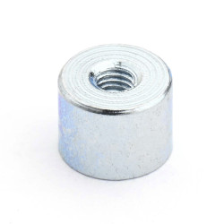 Magnet, diameter 8 mm, M3 innvendig gjenge, høyde 6 mm, neodymium