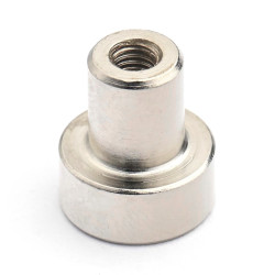 Magnet v ohišju, premer 10 mm, z vijačnim nastavkom M3 - neodim
