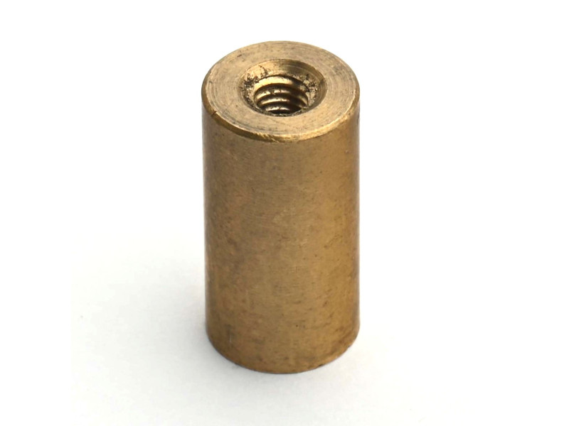 Pirinç gövde içinde mıknatıs, çap 10 mm, M4 iç dişli, yükseklik 20 mm, neodimyum