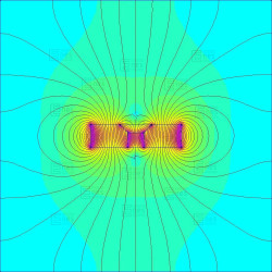 20 X 8 X 5 - D7/d3,5 / N38 - Neodymmagnet (NdFeB)