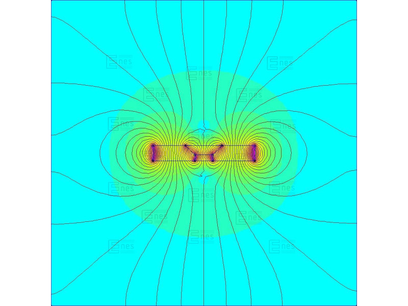 20 X 10 X 3 - D7,2/d3,6 / N38 - Neodimov magnet (NdFeB)