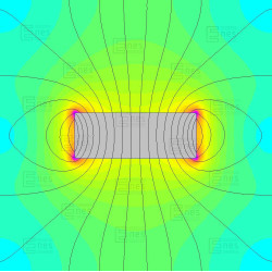 40 x 40 x 15 / N35 - Neodymmagnet (NdFeB)
