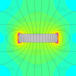 45 x 25 x 10 / N35 - Neodimov magnet (NdFeB)