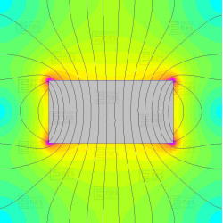 50 x 12,4 x 25 / N38 - Neodymmagnet (NdFeB)