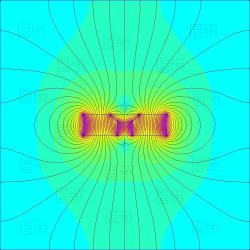 30 X 8 X 5 - D7/d3,5 / N38 - Neodimov magnet (NdFeB)