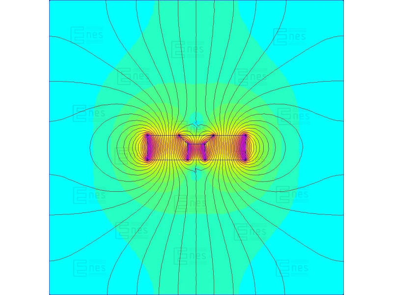 30 X 8 X 5 - D7/d3,5 / N38 - Neodymmagnet (NdFeB)