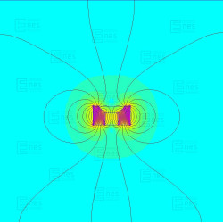 40 X 10 X 5 - D7,2/d3,6 / N38 - Neodimov magnet (NdFeB)