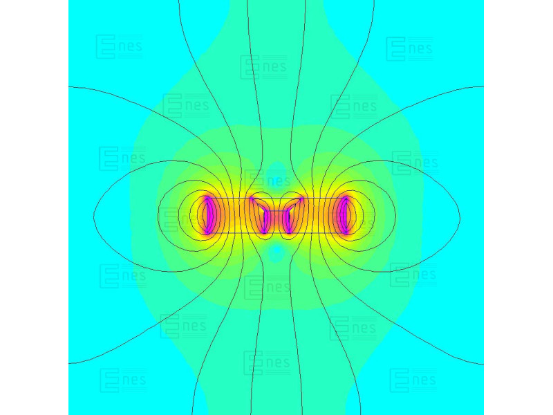 40 X 20 X 5 - D7,2/d3,6 / N38 - Neodymmagnet (NdFeB)