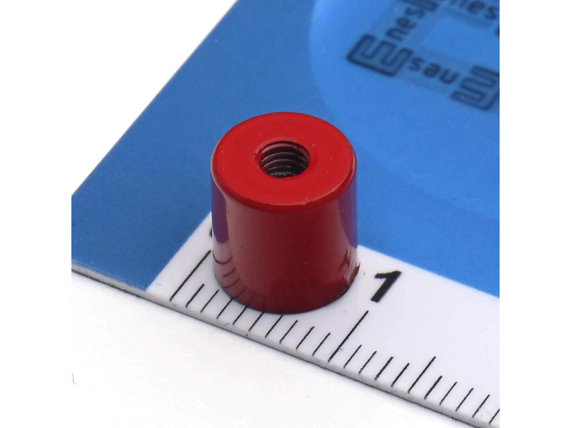 Magnet, premer 8 mm, notranji navoj M3, višina 8 mm, AlNiCo