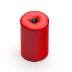 Magnet, diameter 13 mm, M4 innvendig gjenge, høyde 20 mm, AlNiCo