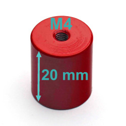 Magnet, diameter 17 mm, M4...