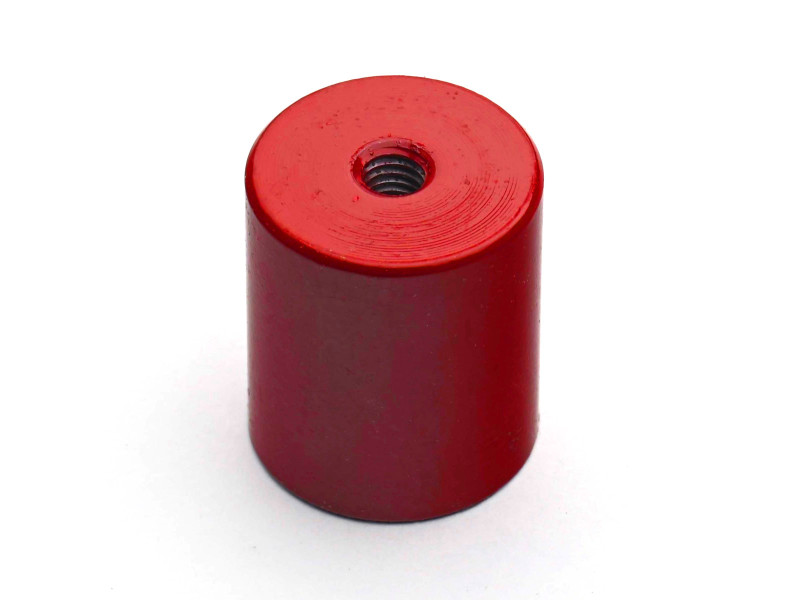 Magnet, diameter 17 mm, M4 innvendig gjenge, høyde 20 mm, AlNiCo
