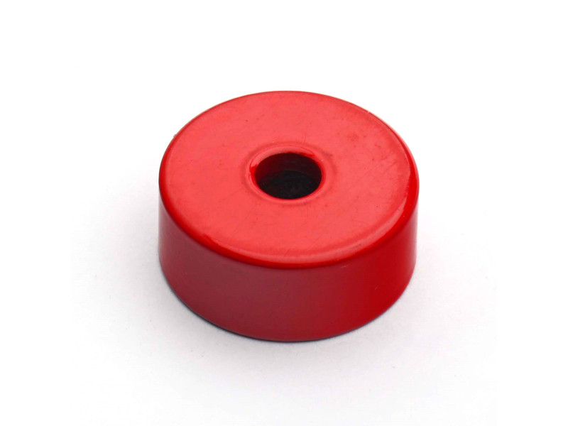 Magnet v ohišju, premer 19,1 mm, z luknjo za poglobljeno glavo vijaka, AlNiCo