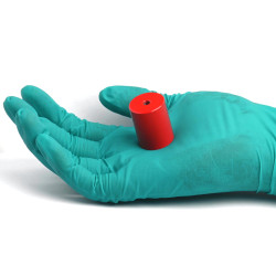 Mágnes, átmérő 24 mm, M5 belső menettel, magasság 30 mm, AlNiCo