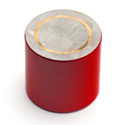 Mágnes, átmérő 27 mm, M6-os belső menet, magasság 25,4 mm, AlNiCo