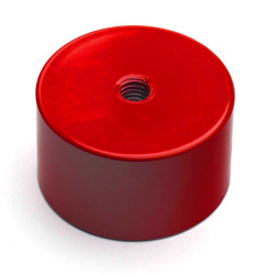 Magnet, diameter 35 mm, M6 innvendig gjenge, høyde 20 mm, AlNiCo