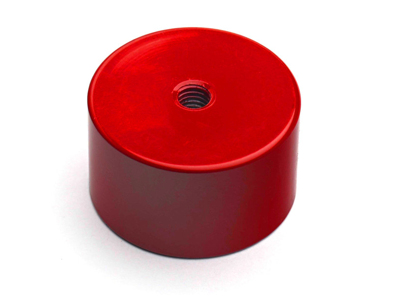 Magnet, diameter 35 mm, M6 innvendig gjenge, høyde 20 mm, AlNiCo