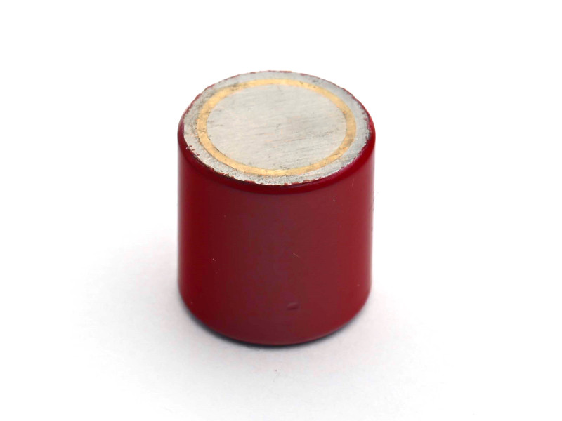 Mágnes, átmérő 10 mm, M3 belső menettel, magasság 10 mm, AlNiCo
