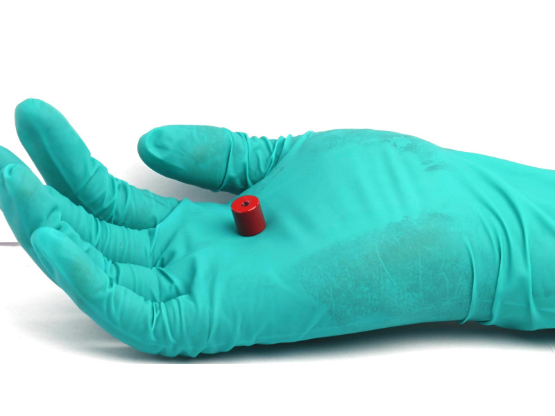 Магніт, діаметр 10 мм, внутрішня різьба M3, висота 10 мм, AlNiCo