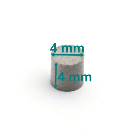 D4 x 4 / AlNiCo5 / LNG37 - AlNiCo magnet