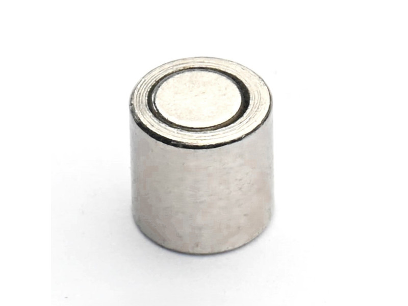 Magnet, priemer 6 mm, vnútorný závit M3, výška 6 mm, neodymový