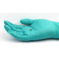 Mıknatıs, çap 6 mm, M3 iç dişli, yükseklik 6 mm, neodimyum