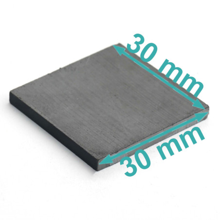 30 x 30 x 3 / F30 - ferrite magnet