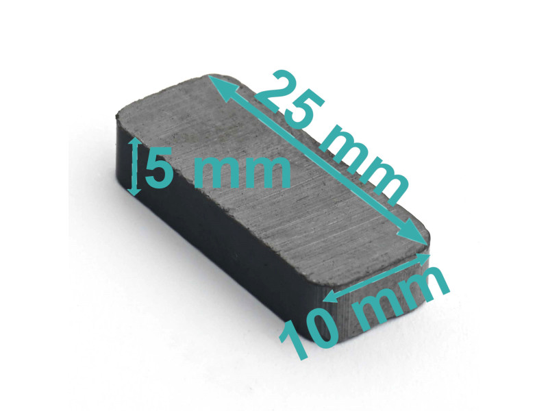 25 x 10 x 5 / F30 - feritni magnet